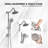 Rain Handheld Shower Head 2.5 GPM GPM-74375540