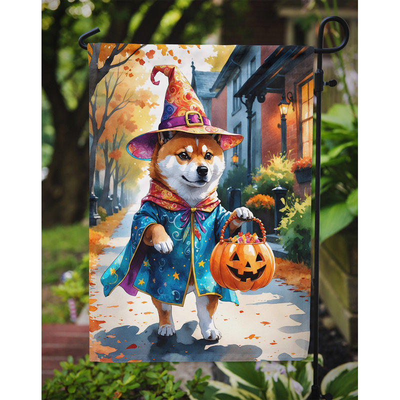 Drapeau du jardin Mastiff, Shiba Inu