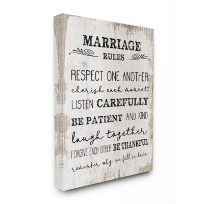 « mariage rules », art de texture