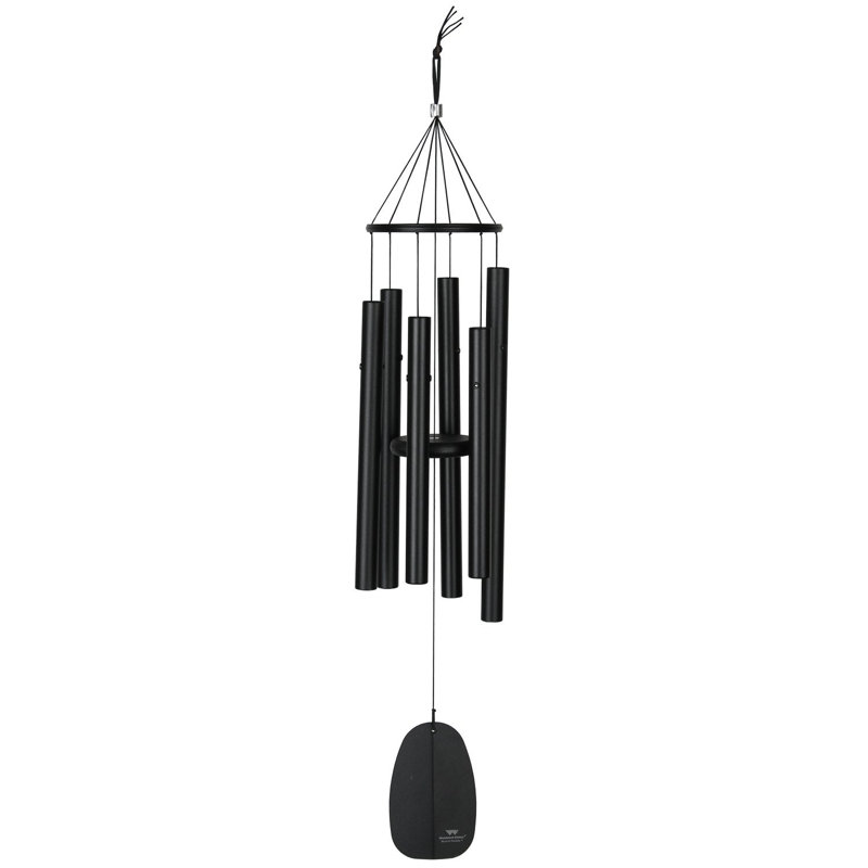 Carillon Bells of Paradise ™, H 32 po x l 6 po x P 6 po, Mauve / Noir
