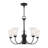 Feliberto 6 - Light Steel Dimmable Chandelier-182909640
