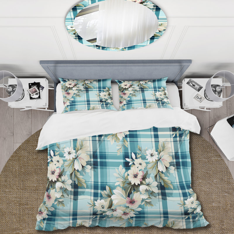 Literie à motif cachemire Coastal Comfort, Housse de couette pour grand lit et 2 taies décor