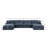 Huerres Upholstered U-Shaped Sectional Reversible-87149752