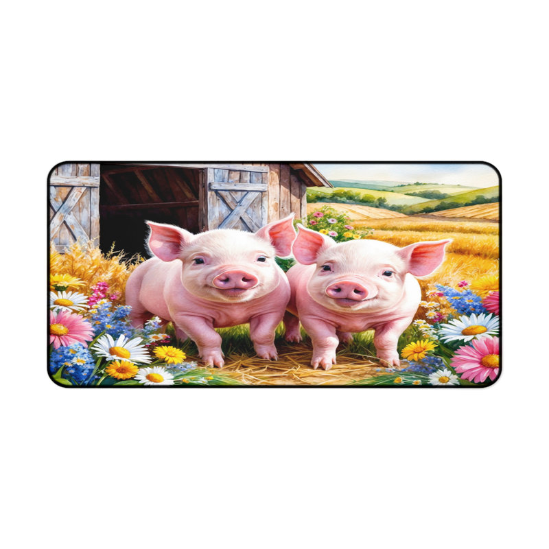 Polyester Desk Pad, 14.4x12.1