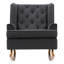 Chaise berçante capitonnée en tissu-63161924