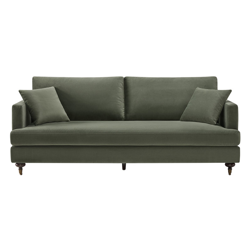 Upholstered Sofa, Green