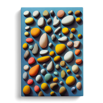 Colourful Pebbles Vol.3 - Wrapped Canvas