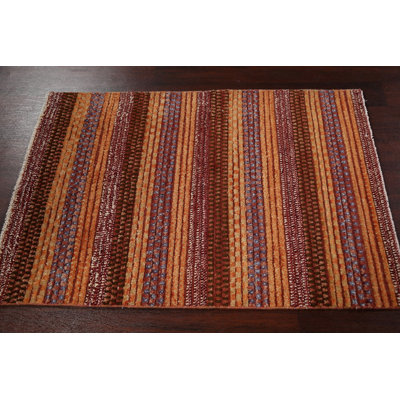 Contemporary Gabbeh  Oriental Area Rug 3x4