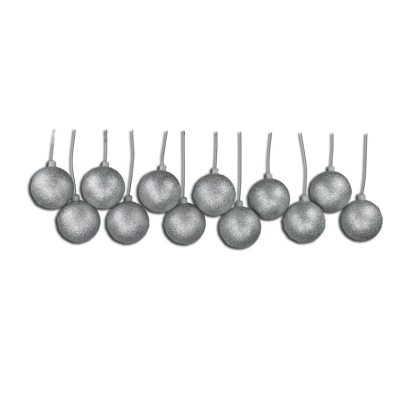 Ornement boule incassable, Argent argent