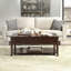 Table basse avec plateau relevable
