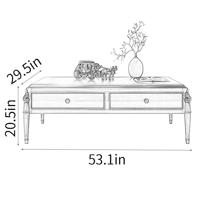 Table basse American Modern