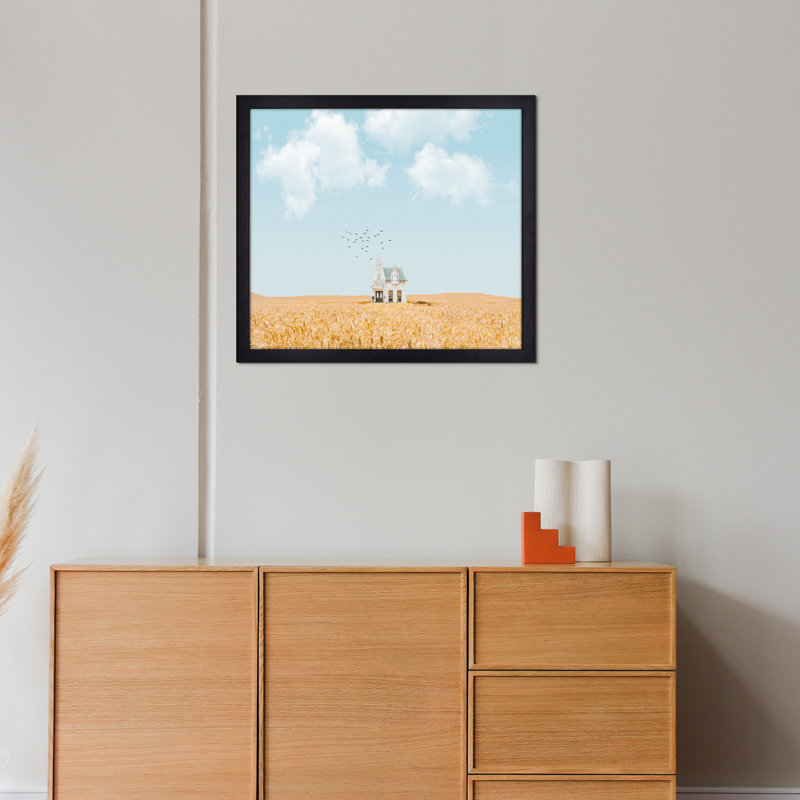 Black Wood Picture Frame Displaying 4x6 Photos