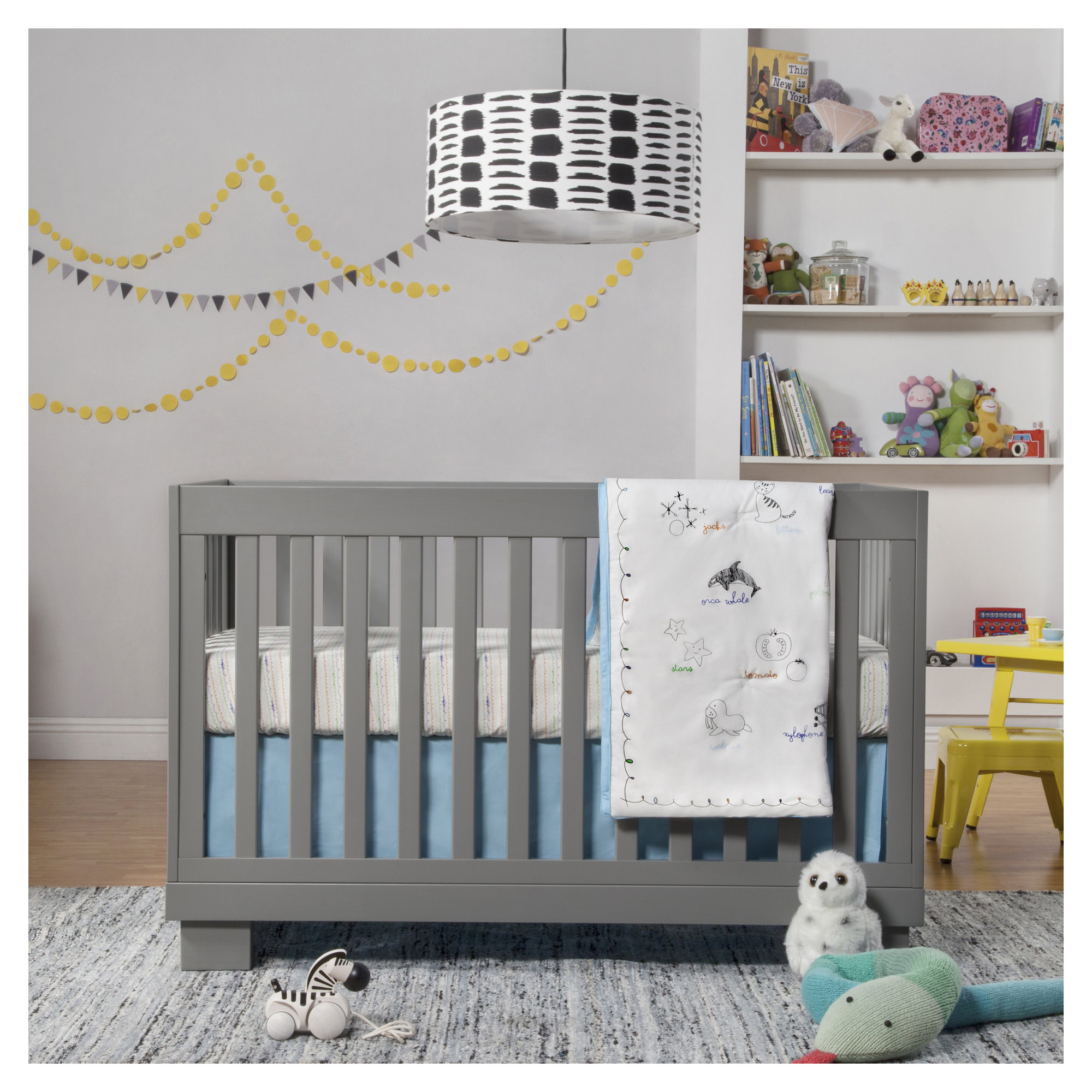 Modo 3-in-1 Convertible Crib, Gray