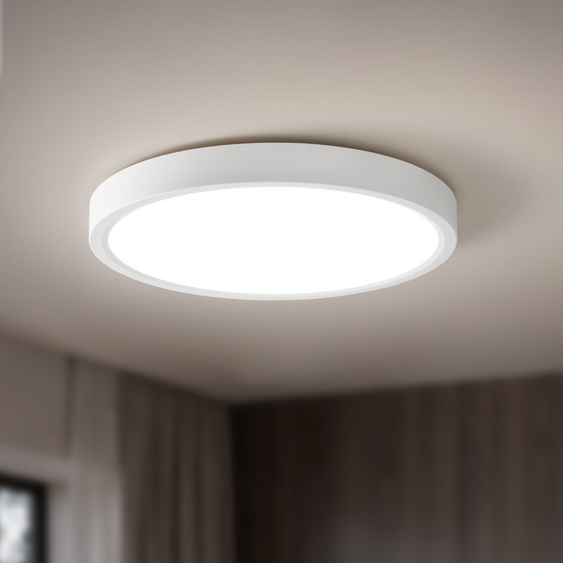LED Flush Mount, White