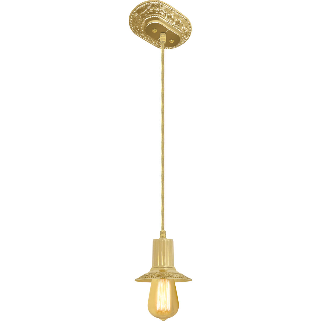Fogg 1 - Light Gold LED Bulb Pendant
