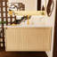 Meuble-lavabo mural 30 po, chêne, rangement à grands tiroirs, meuble-lavabo conforme à la norme Carb2