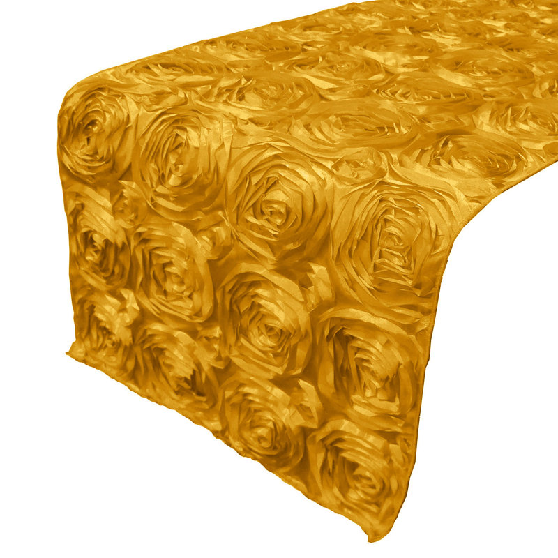 Chemin de table floral, L 12 po x L 120 po, Marigold