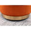 Fauteuil pivotant en velours orange-1576783903