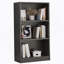 Bibliothèque autoportante à 3 tablettes réglables en bois pour la maison et le bureau, solution de rangement polyvalente
