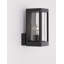 Dark Grey Outdoor Armed Sconce