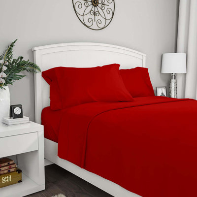  Ensemble de draps 4 pièces en rayonne de bambou simple TG