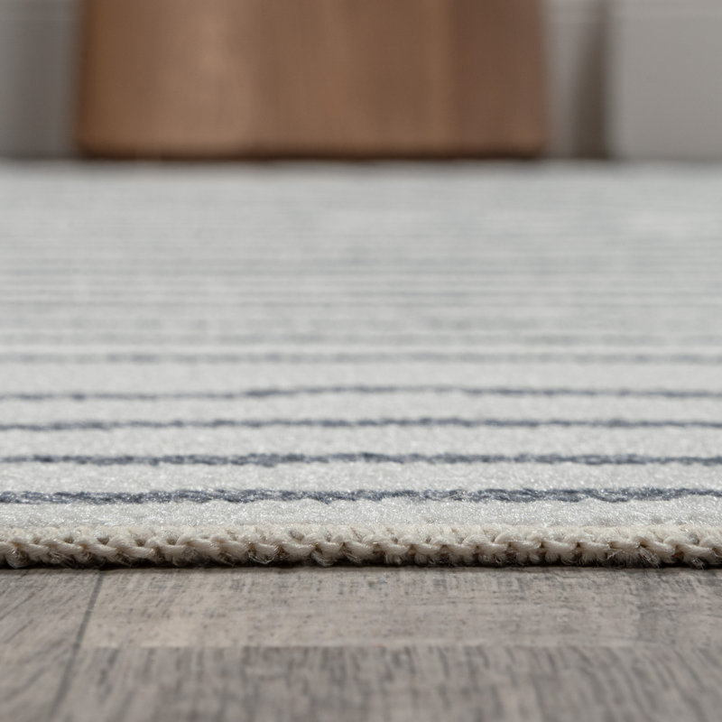 Tapis crème / gris foncé Jasmir, Tapis de couloir 2 pi x 7 pi 10 po