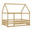 Lit double en bois pleine grandeur, lit maison avec structure de toit-1399137825-1399137828