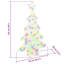 vidaXL Christmas Tree with 240 LEDs Acrylic-112224612-112224615