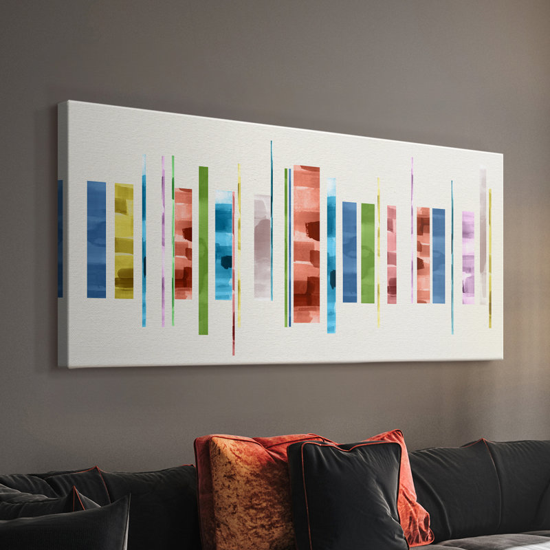 Sun and Water- Gallery Wrapped Canvas -Ready to Hang, 16" H x 32" W