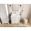 30 po Paris X P 22 po Meuble-lavabo simple en D blanc avec quartz Cove Edge-139030126-139030123