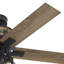 Ventilateur de plafond standard à 5 pales 52 po avec chaînette et ensemble d’éclairage inclus Vista