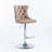 Swivel Velvet Barstools with Adjusatble Seat Height-1880070283-1880070268