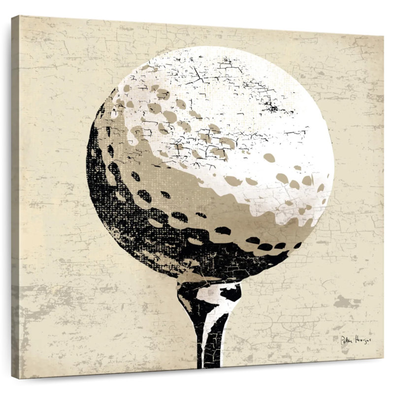Ballon de golf rétro Sireci, H 10 po x l 10 po