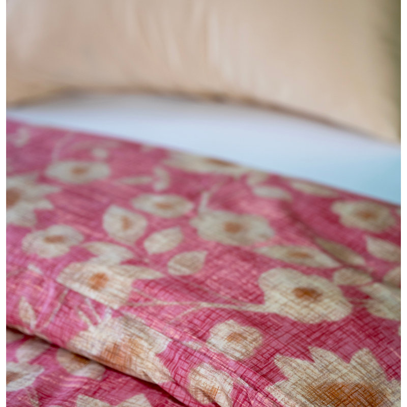 Etavonni Home Vintage Flowers, Twin Comforter + 1 Standard Sham