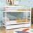 Csongor Kids Twin Over Twin Bunk Bed with Trundle-2071655547