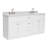 Partham 73 " W Freestanding Standard Free Standing 2 Double Vanity Bathroom Vanity With Carrara Marble Top-67491845