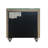 Lucienne Beige Velvet Nightstand(Includes Only Nightstand)