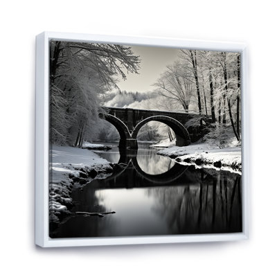 «Bridges Winter Scenery» sur toile