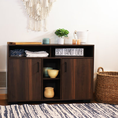 Buffet en MDF de 48,5 po avec 2 portes et tablettes Janter