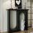 Black Manufactured Wood Freestanding Fireplace-1032961759