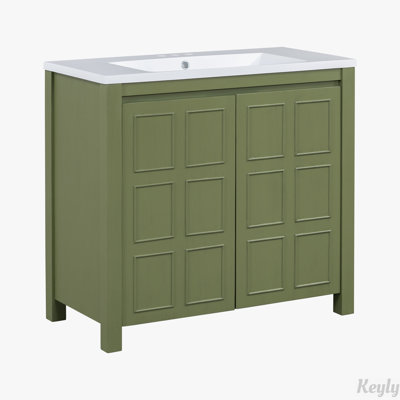Organisateur de meuble-lavabo 36 po avec lavabo