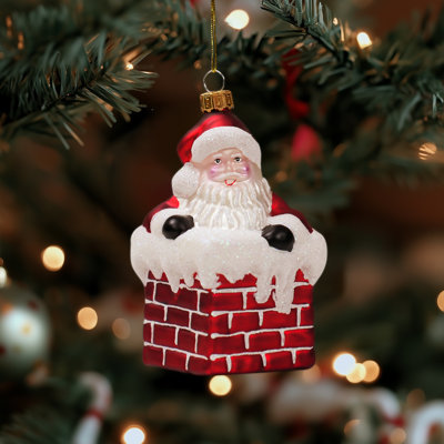 Santa Christmas Ornaments Hanging Figurine
