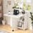 Folding Dining Table With Drawers and Cabinets-470981297