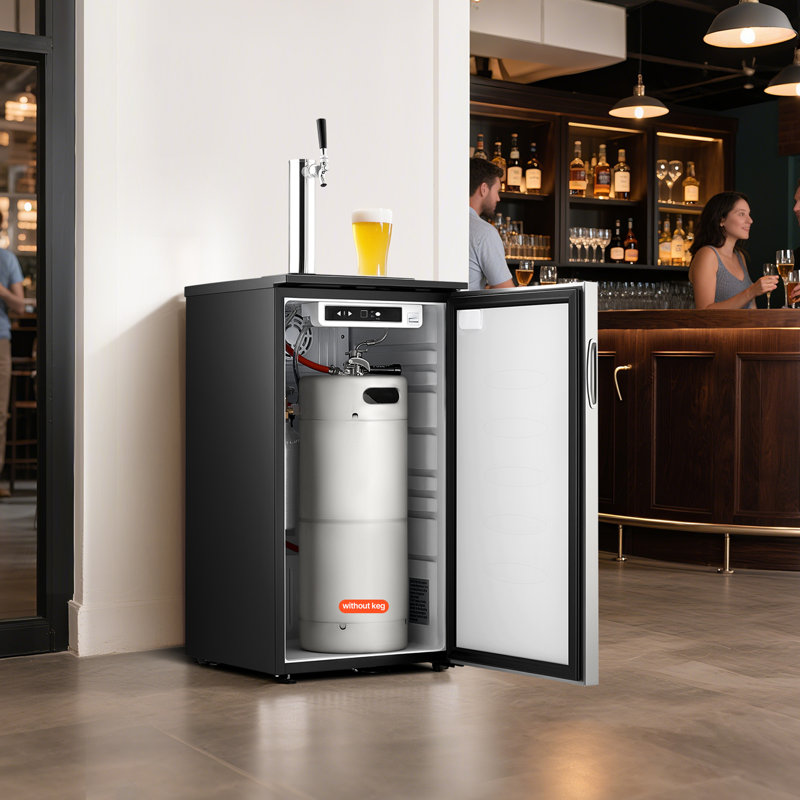 Réfrigérateur à bière avec distributeur de bière à robinet 1 robinet