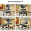 Chaise de bureau avec méditation pivotante