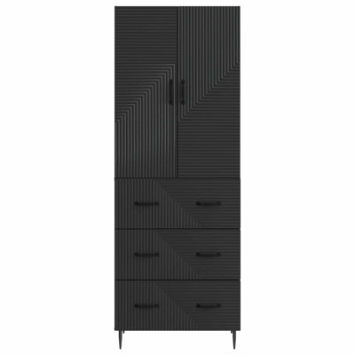  Cabinet Set 2 Pcs Engineered Wood Storage Home Furniture Solution