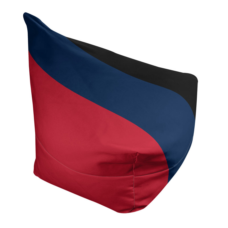 Sac de pois classique, H 30 po x l 27 po x P 27 po, Rouge vif / bleu Oxford / noir