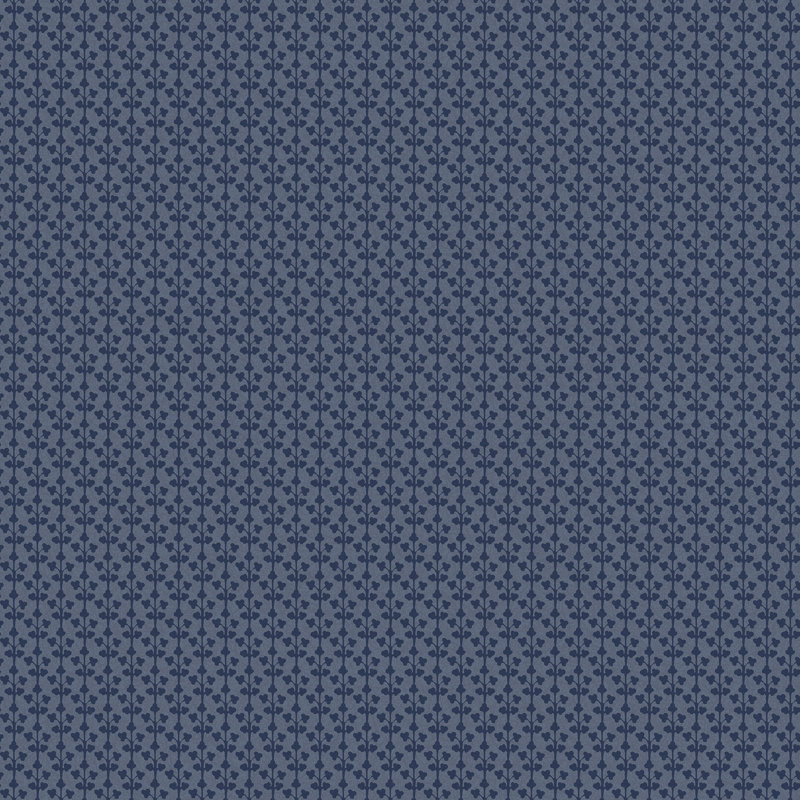 Laura Ashley Seaham Midnight Blue Wallpaper