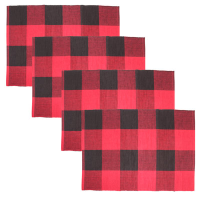 Ashtabula Cotton Plaid Rectangle Placemat