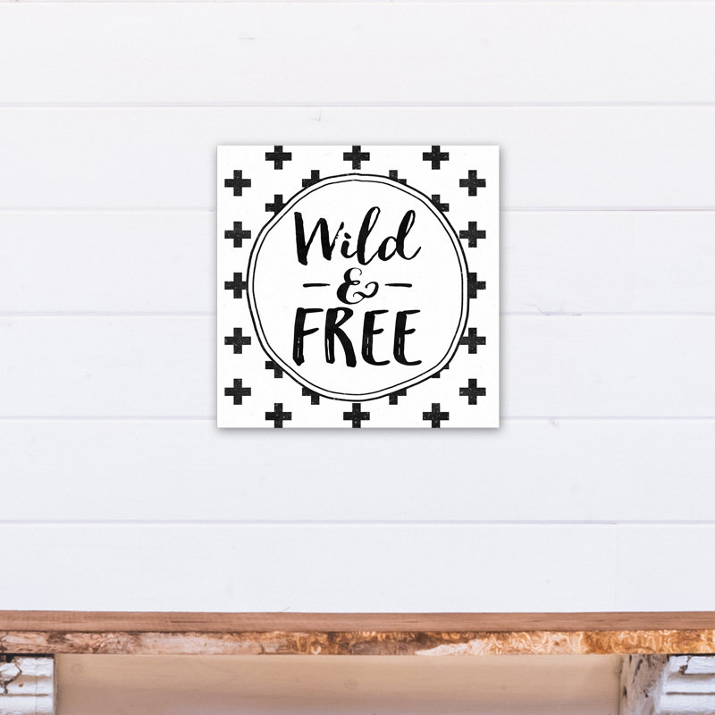 Art sur toile sauvage et libre Mandell, H 16 po x l 16 po x P 1,25 po, Toile tendue